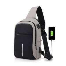 Mochila Transversal USB Pequena Riad