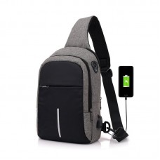 Mochila Transversal USB Pequena Riad