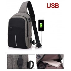 Mochila Transversal USB Pequena Riad