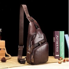 Bolsa Transversal Masculina Couro Bull