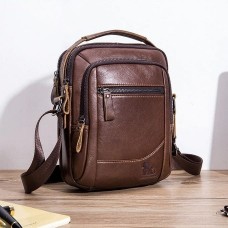 Bolsa Couro Tiracolo Masculina Leon