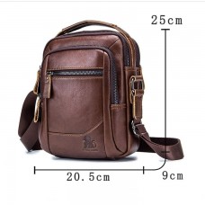 Bolsa Couro Tiracolo Masculina Leon