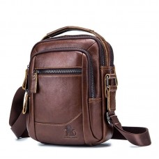 Bolsa Couro Tiracolo Masculina Leon