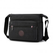 Bolsa de Ombro de Lona Masculina