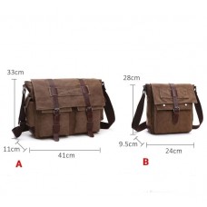 Bolsa Tiracolo Masculina de Lona Milão