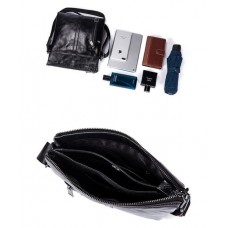 Bolsa de Lado Masculina Couro Genuíno