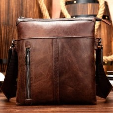 Bolsa de Lado Masculina Couro Genuíno