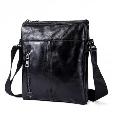 Bolsa de Lado Masculina Couro Genuíno