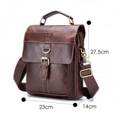 Bolsa de Lado Masculina Couro Mensageiro