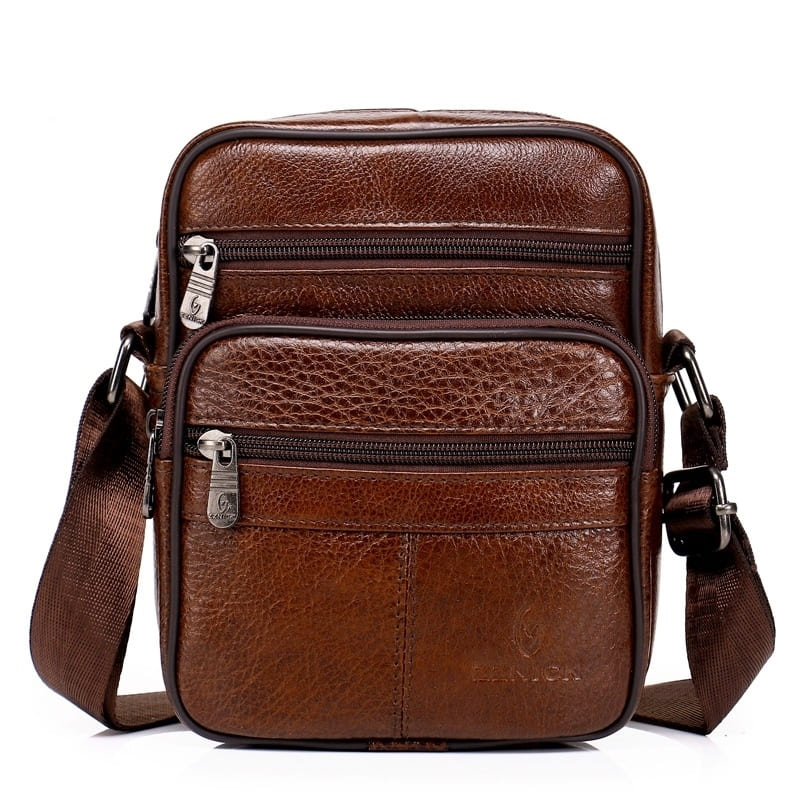 Bolsa Tiracolo Masculina Couro