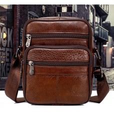 Bolsa Tiracolo Masculina Couro