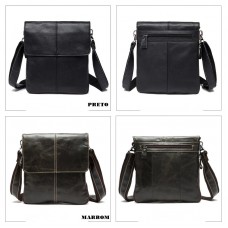 Bolsa de Couro Masculina Clássica