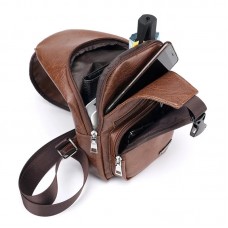 Bolsa Transversal Masculina USB