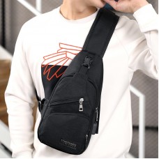 Bolsa Transversal Masculina Universitário