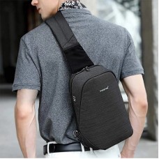 Mochila Masculina Transversal Antifurto