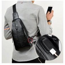 Bolsa Masculina Transvesal Couro