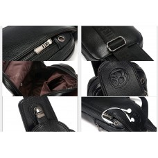 Bolsa Masculina de Couro Transversal