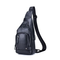 Bolsa de Couro Masculina Transversal Magnata