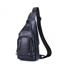 Bolsa de Couro Masculina Transversal Magnata