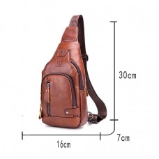 Bolsa de Couro Masculina Transversal Magnata