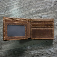 Carteira Masculina Rústica Bifold