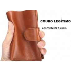 Carteira de Couro Masculina