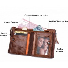 Carteira Mid Wallet Elite Masculina