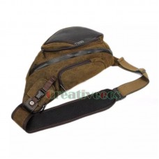 Mochila Transversal Militar em Lona