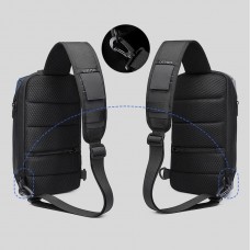 Mochila USB Masculina Alça Única Tranversal