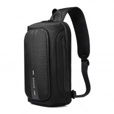 Mochila USB Masculina Alça Única Tranversal