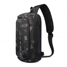 Mochila USB Masculina Alça Única Tranversal