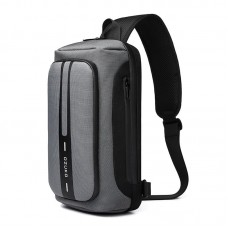 Mochila USB Masculina Alça Única Tranversal