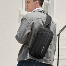 Mochila USB Masculina Alça Única Tranversal