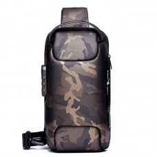 Mochila Transversal USB Camuflada