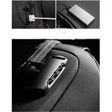 Mochila Antifurto USB Transversal