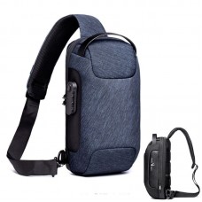 Mochila USB Impermeável Transversal